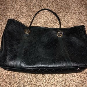 Black Gucci tote